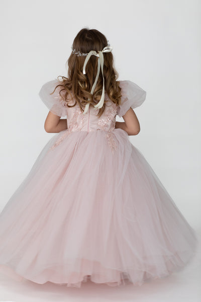 layered fluffy tulle dress for birthday